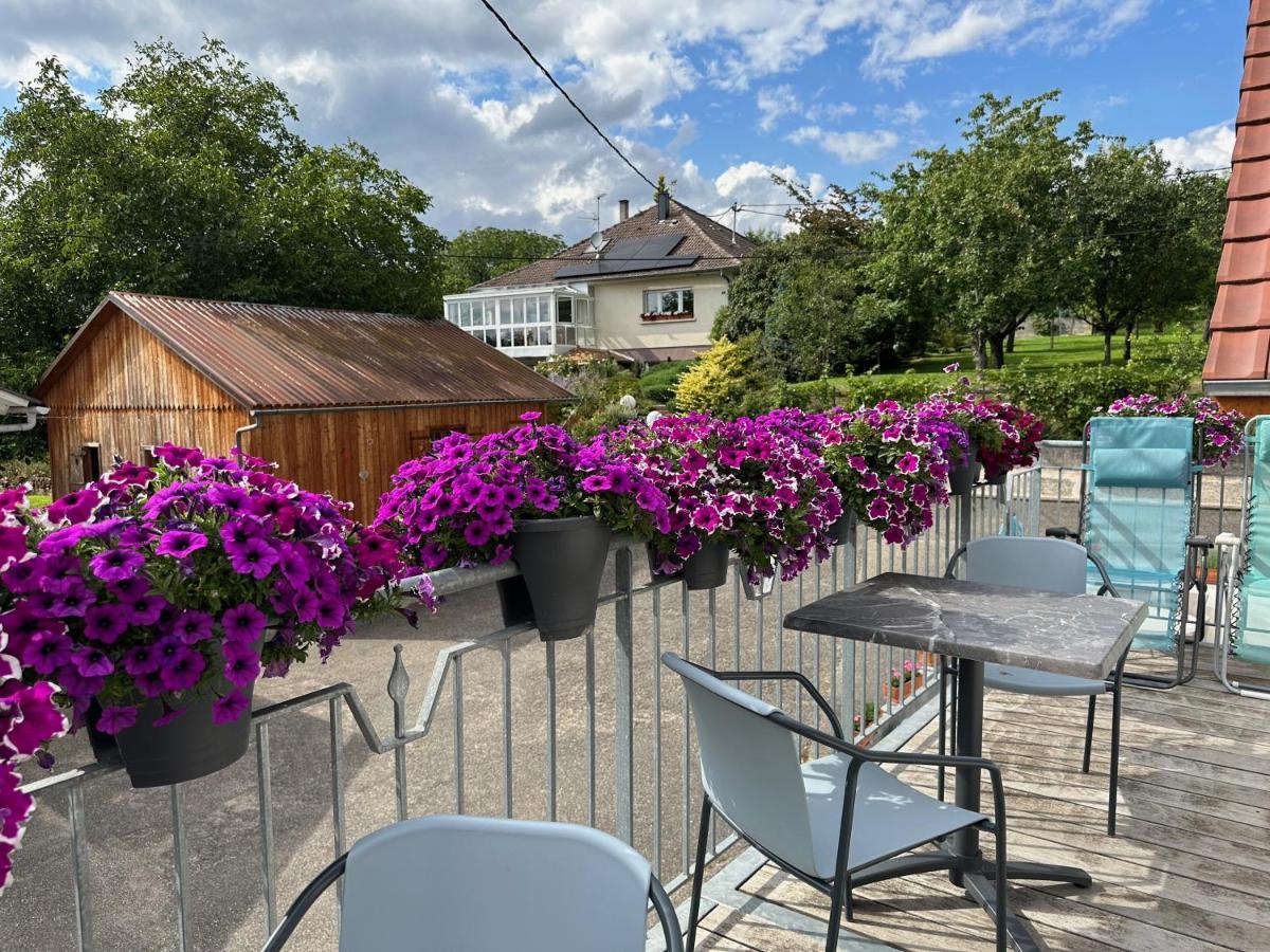 Appartamento Au Parfum Des Roses Gunstett Esterno foto